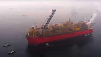 Shell resumes production at massive floating LNG plant