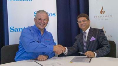Santos and Perdaman sign HoA for an ammonium plant